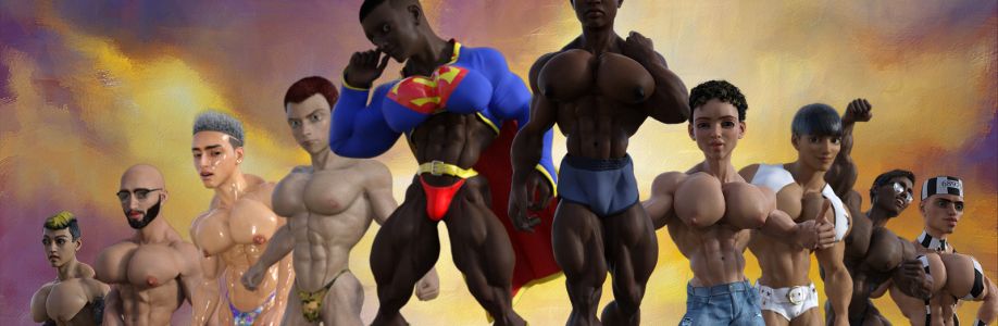 World Of Muscle Men Cover Image